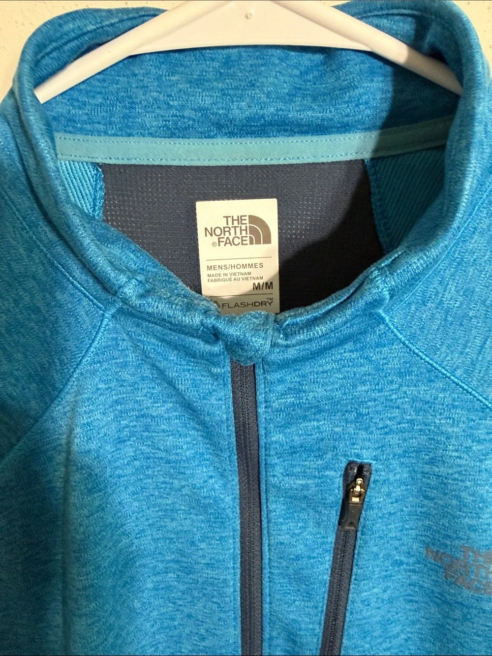 The North Face Teal-Blue Half-Zip Pullover